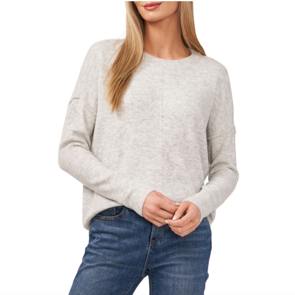 Vince camuto small sweater. Size small. Jazz club (Light Gray)
